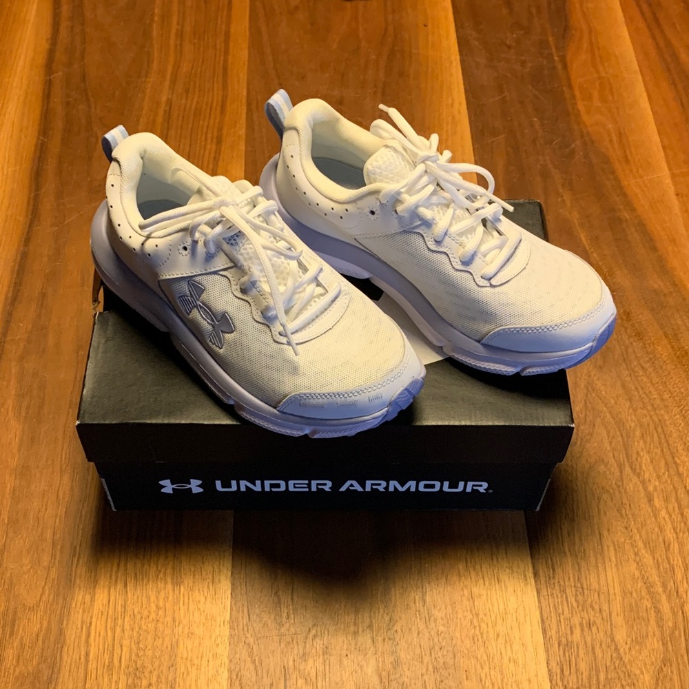 Under Armour Women's White Athletic Sneakers